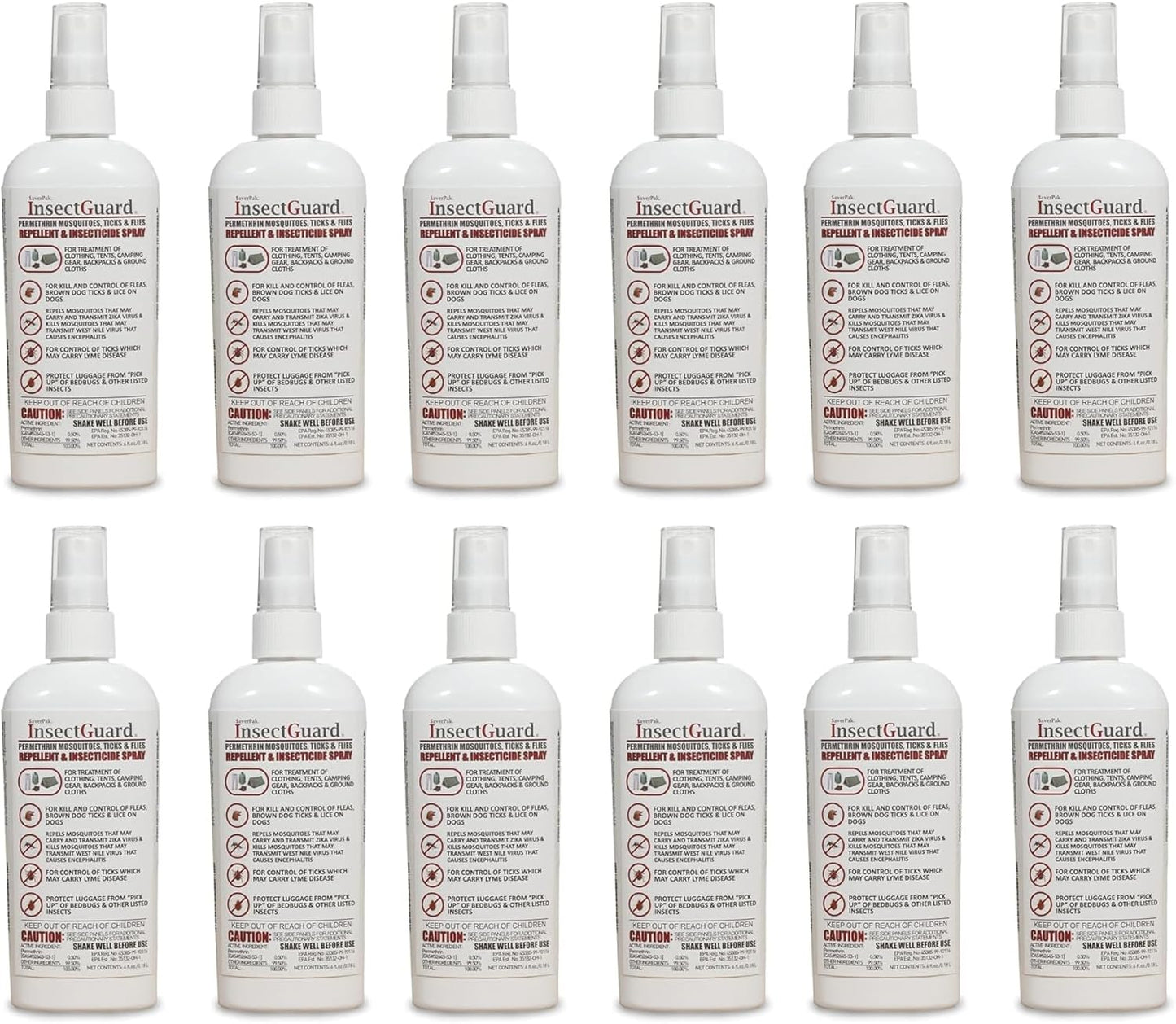 InsectGuard Permethrin Spray for Mosquitoes, Ticks & Flies