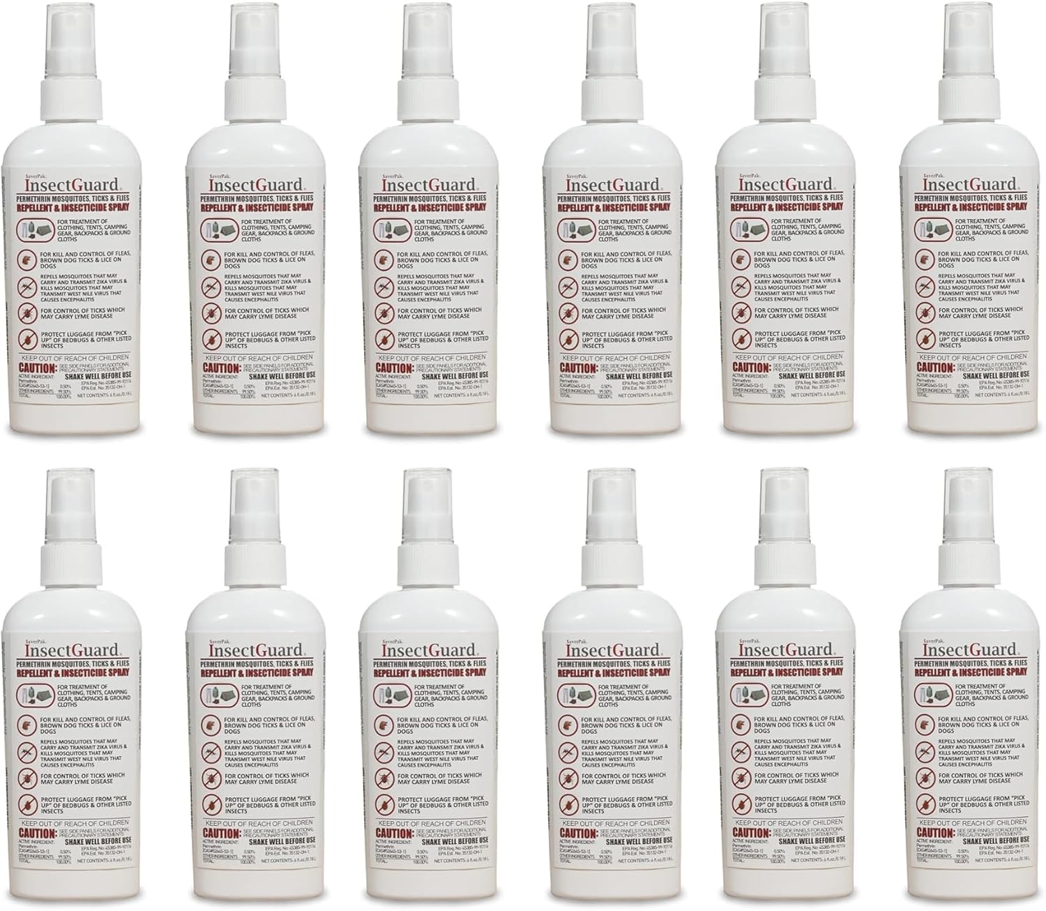 InsectGuard Permethrin Spray for Mosquitoes, Ticks & Flies