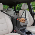 BurgeonNest Center Console Small Dog Car Seat - Cozy Armrest Booster
