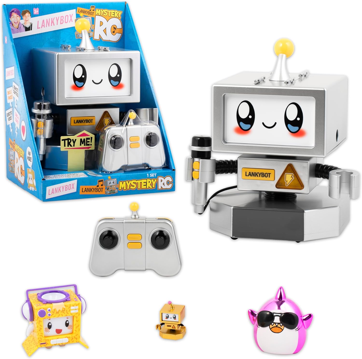 LankyBot Mystery RC with Surprise Toys for Interactive Fun