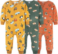 Gerber Baby Boys Flame Resistant Fleece Footless Pajamas (3 Pack)