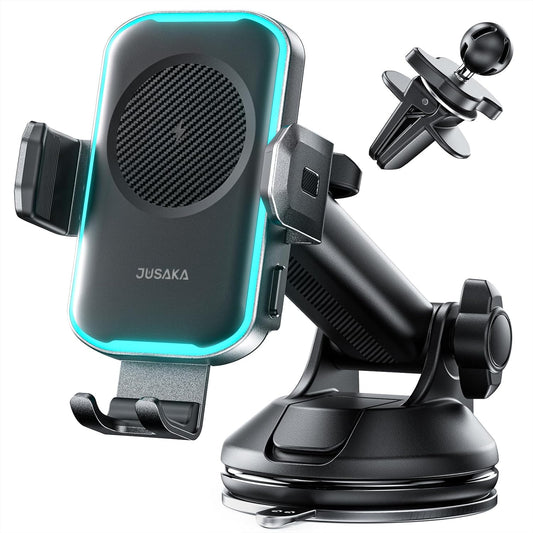 15W Fast Wireless Car Charger Mount - JUSAKA