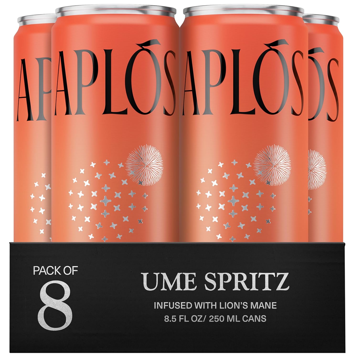 Aplos Canned Ume Spritz Non-Alcoholic Cocktails for Relaxation