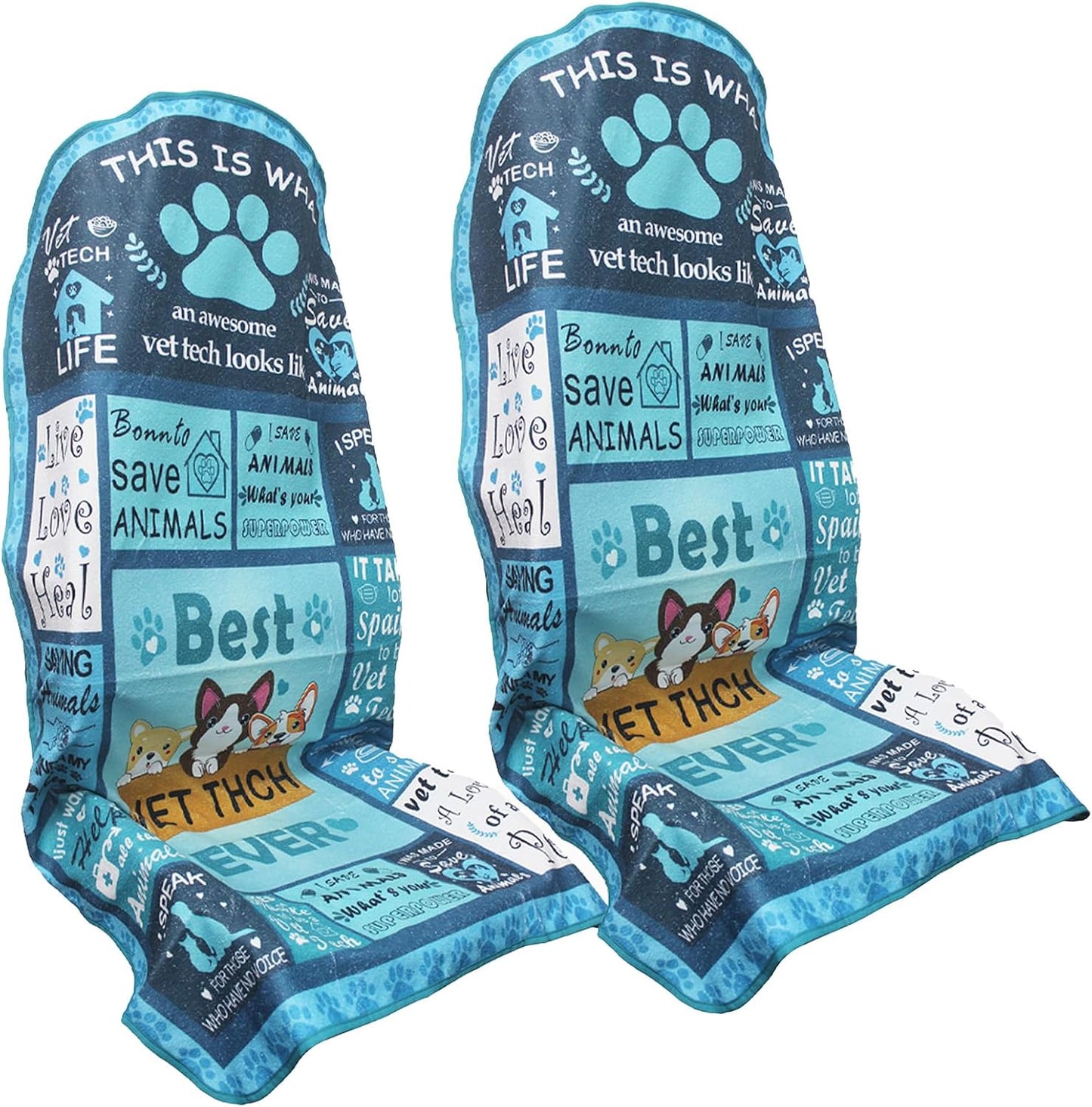 Waterproof Car Seat Cover for Front Seats - Sweat-Proof Protector
