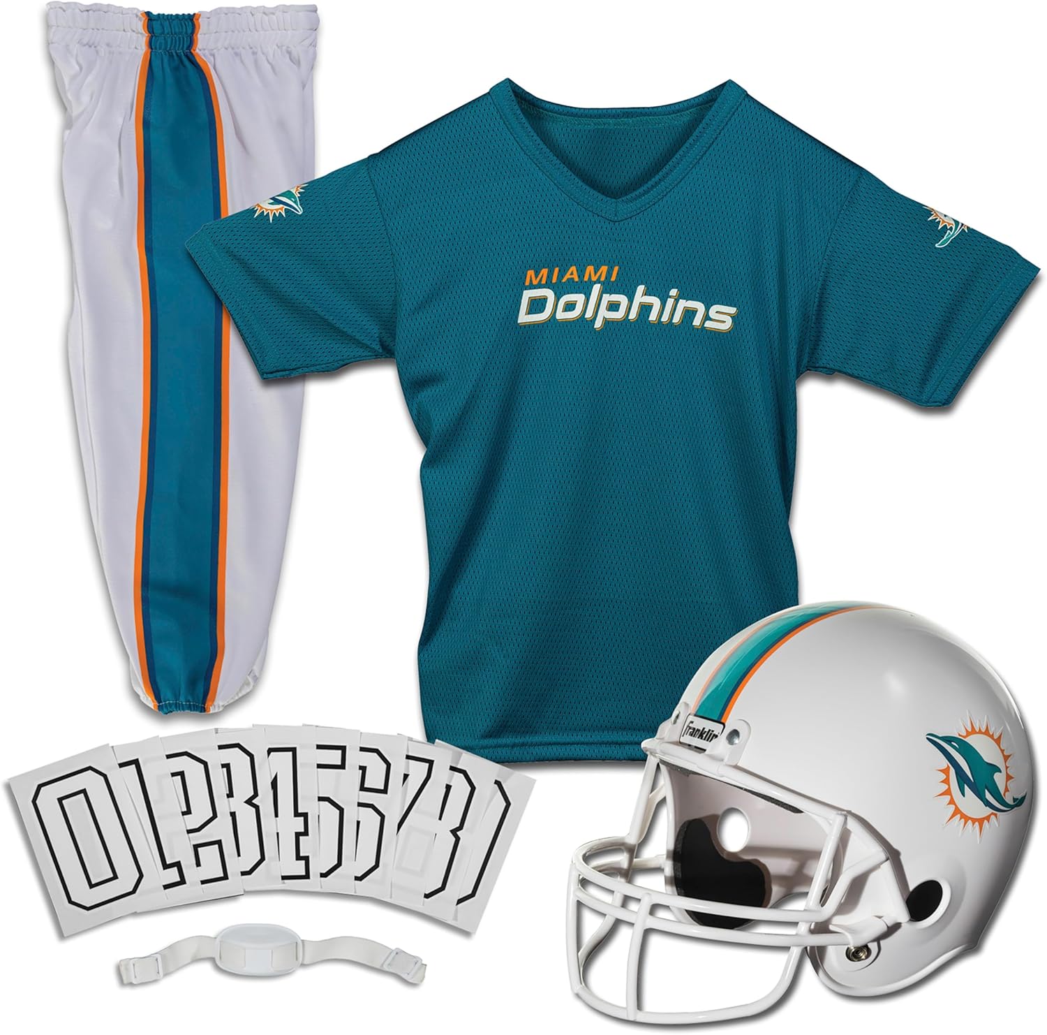 NFL Youth Football Uniform Set for Boys & Girls - Miami Dolphins
