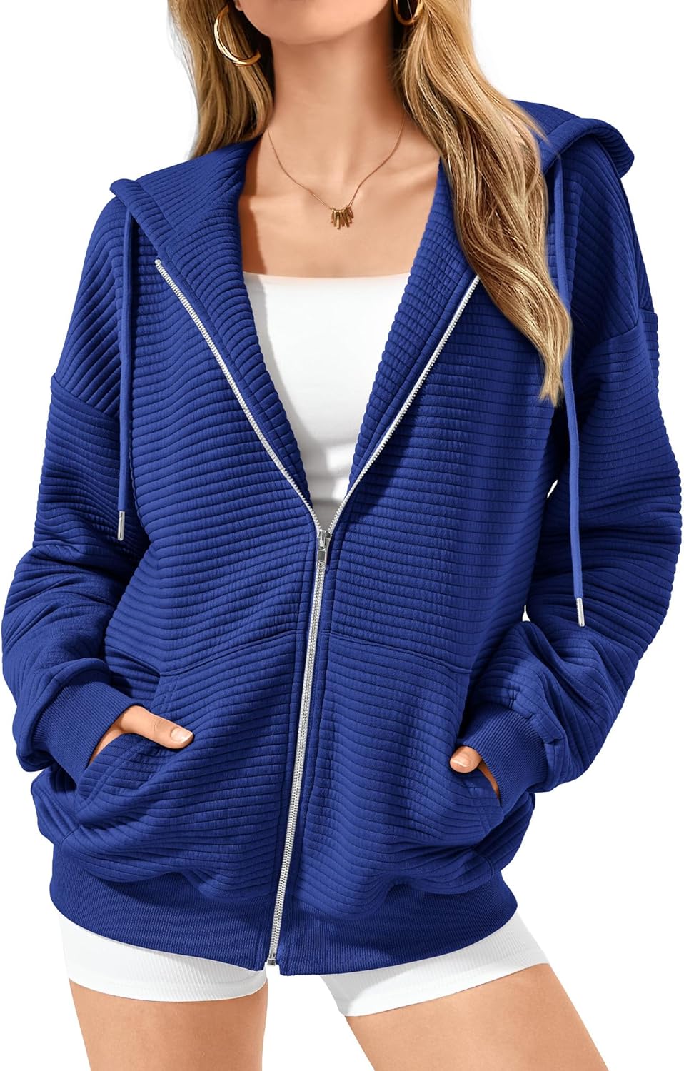 BTFBM Zip Up Hoodie Women Long Sleeve Casual Fashion Jackets