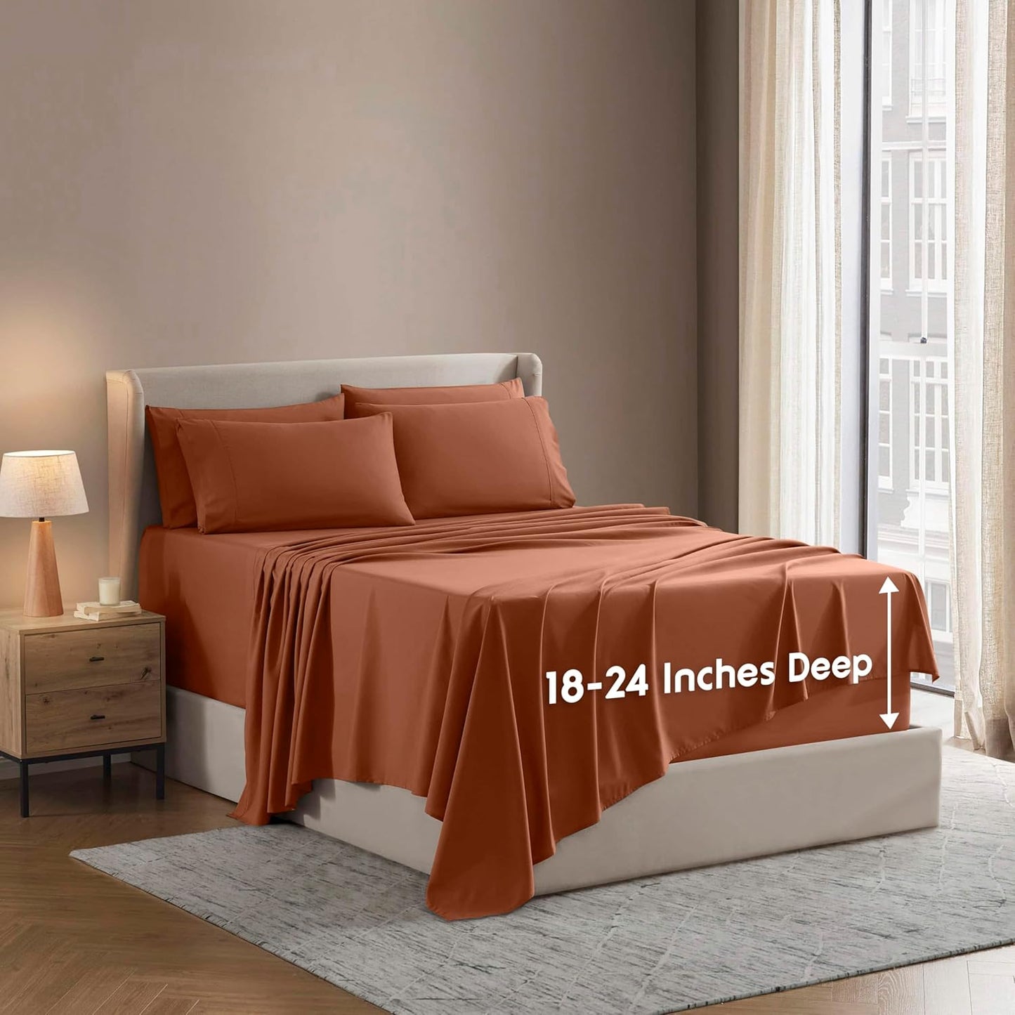 Nestl Extra Deep Queen Sheet Set for Ultimate Comfort and Fit
