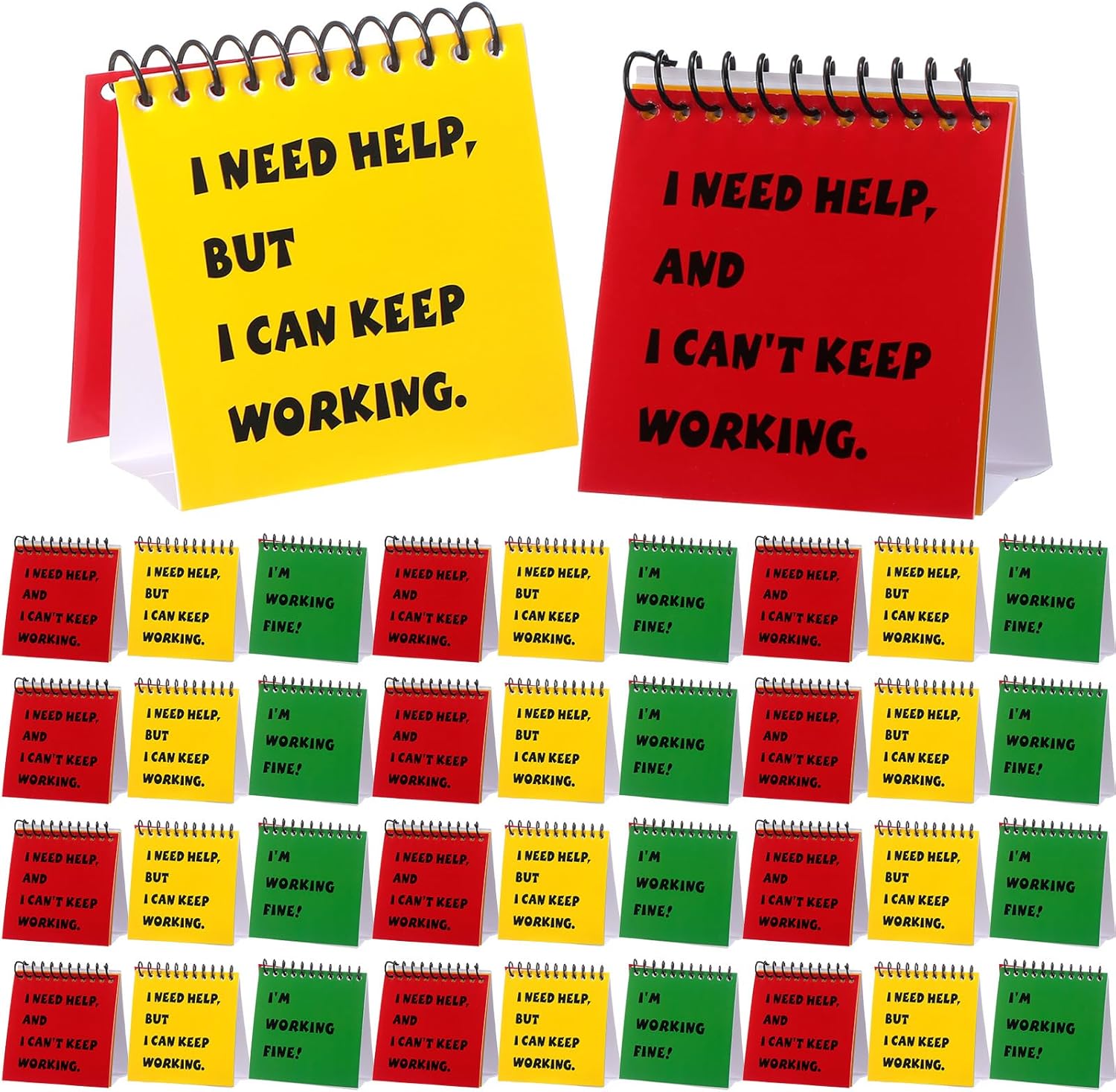 Jutom 30 Pcs Mini Flip Chart for Classroom Management Tools