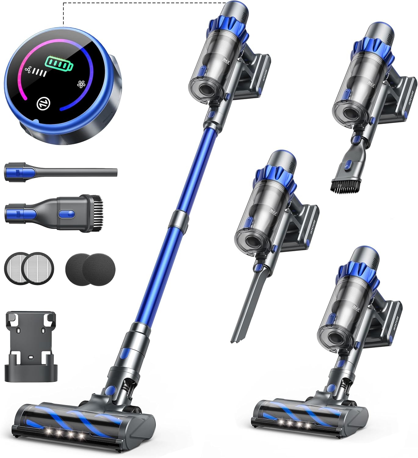 INTETURE Cordless Vacuum: Powerful, Smart, Versatile!