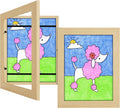 Kids Art Frames 8.5x11 2 Pack - Front Opening Changeable Display