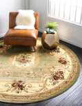 Unique Loom Versailles Collection Area Rug - Henry 5 ft 3 in Round