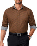 COOFANDY Men's Dress Shirt Long Sleeve Casual Button Down - Wrinkle