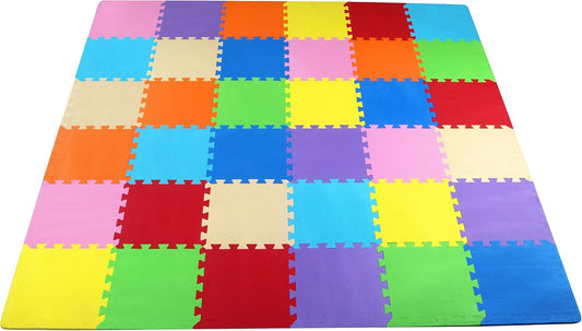 BalanceFrom 36-Pack EVA Interlocking Foam Play Tile Mat Review