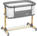 3 in 1 Baby Bassinet with Wheels Portable Bedside Sleeper - 6 Heights