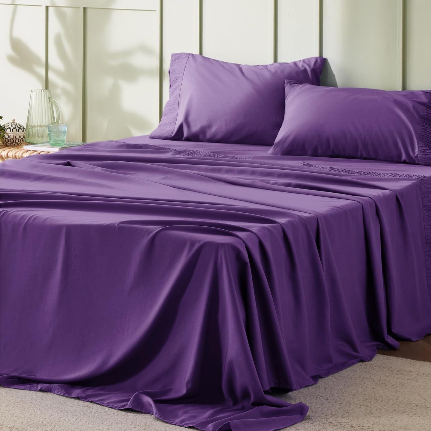 Bedsure King Size Sheets Set - Soft, Breathable, and Luxurious