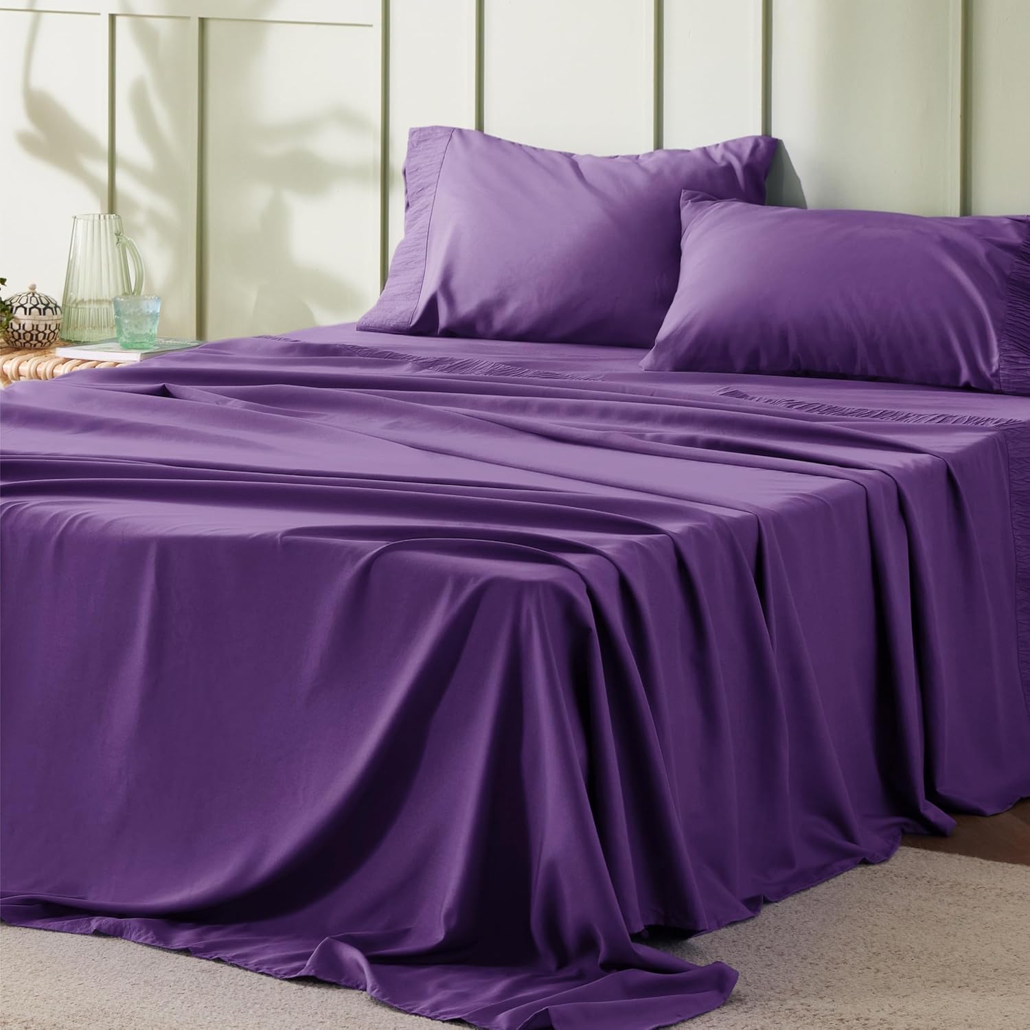 Bedsure King Size Sheets Set - Soft, Breathable, and Luxurious