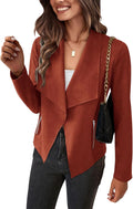 PRETTYGARDEN Women's Faux Suede Jackets for Fall Fashion