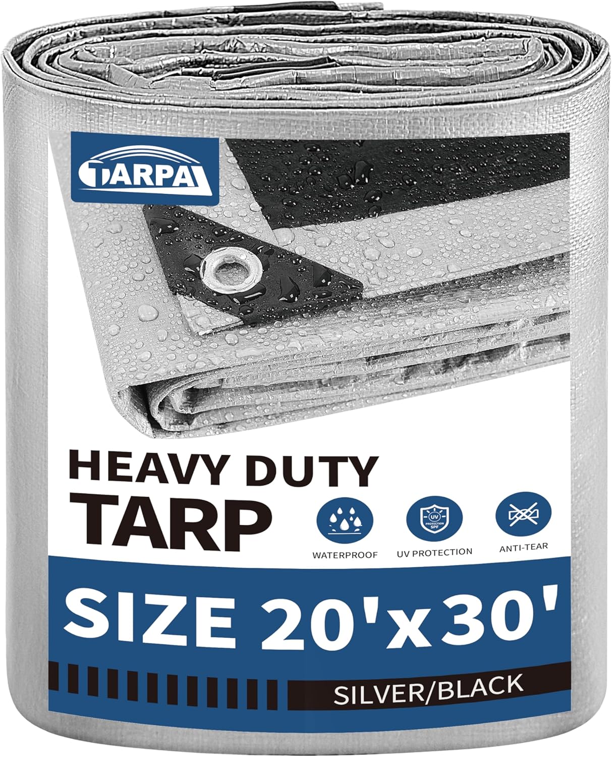 TARPAL 20x30 Feet Heavy Duty Waterproof Tarps for All Needs