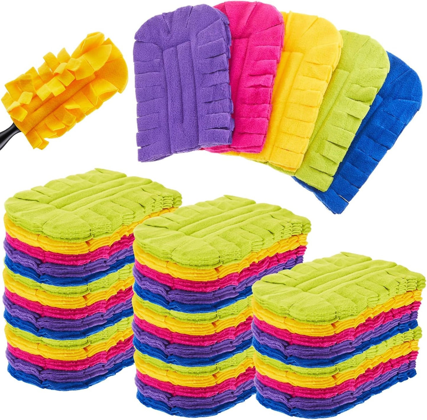 50 Pcs Duster Refill for Multi Surface Cleaning by Zubebe
