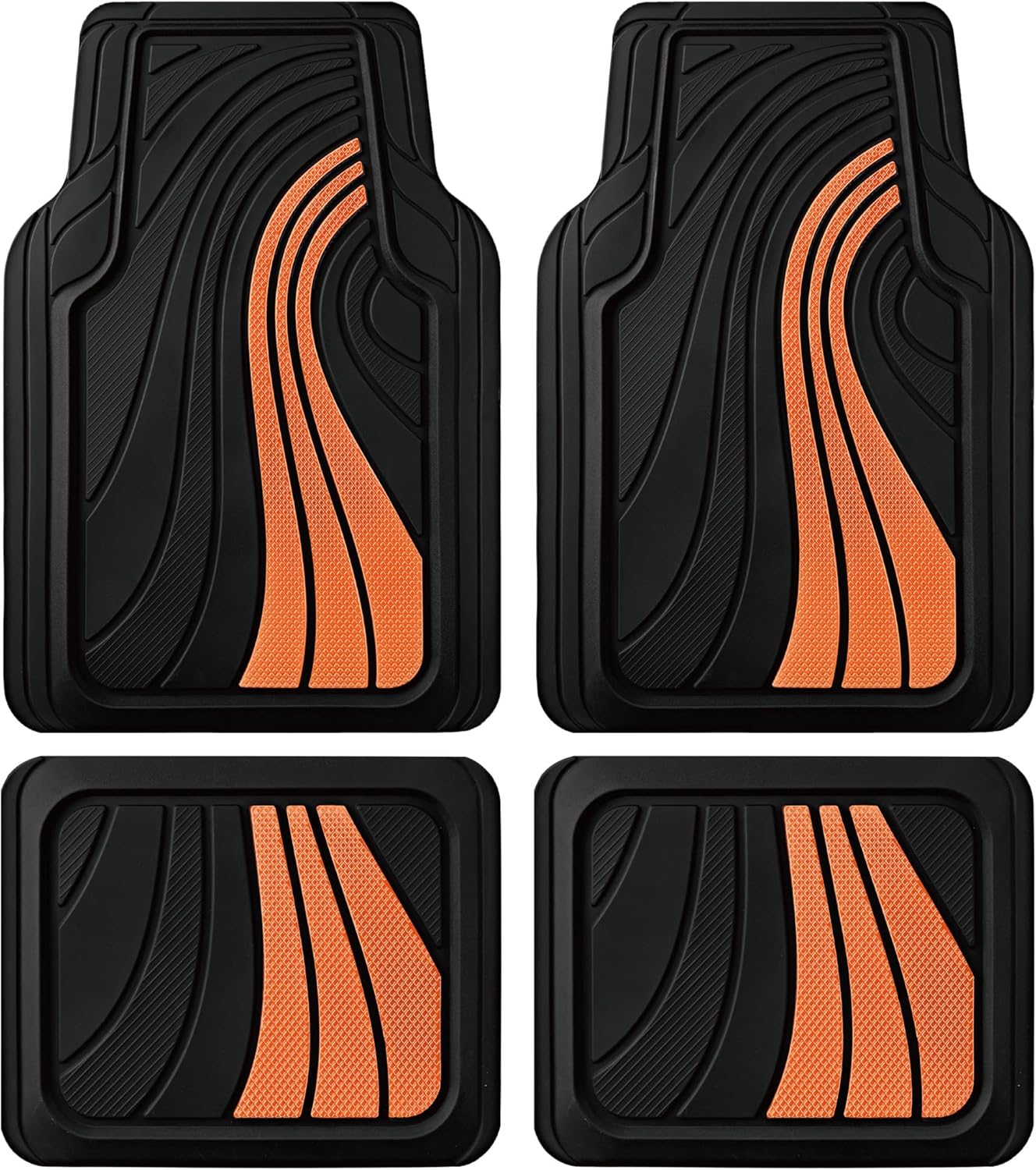 Road Comforts Car Floor Mats Full Set for All-Weather Protection