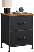 WLIVE Nightstand 2-Drawer Dresser - Compact Storage for Small Rooms