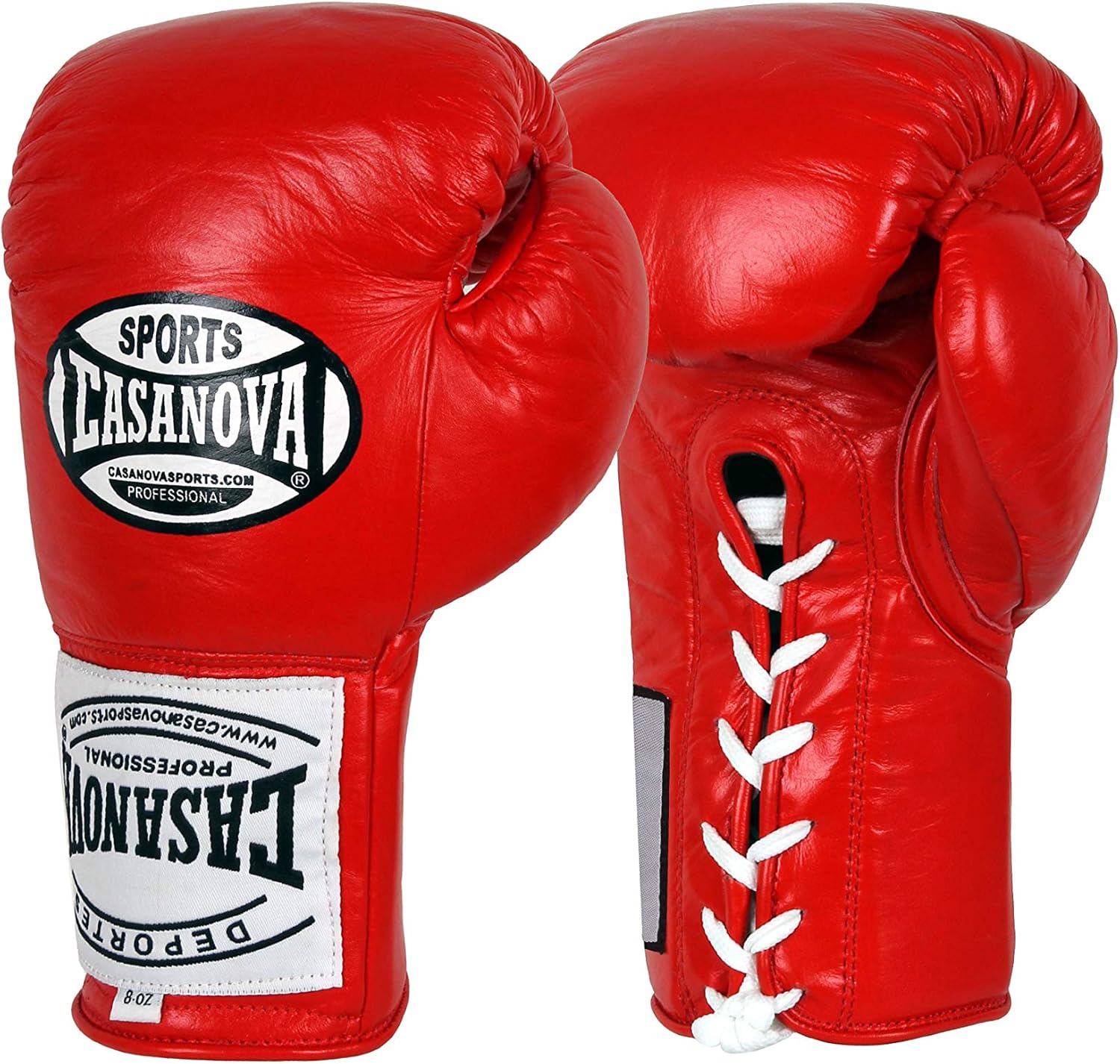 Casanova Professional Red Boxing Gloves - 10 oz