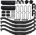 dreamdragon 7K Tandem Trailer Suspension Kit with 5 Leaf Springs