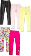Girls and Toddlers Leggings Multipacks - Colorful Mix-and-Match