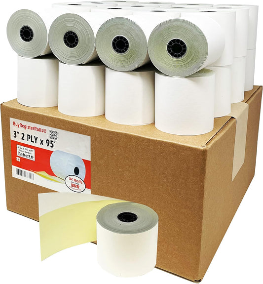 High-Quality 2 Ply Carbonless Rolls for POS Systems
