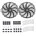 14in Electric Radiator Cooling Fan Assembly Kit - High Flow 2 Pack