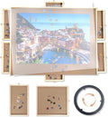 WOOD CITY Puzzle Board 35 x 27 in - Rotating 1500 Piece Table