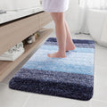 Plush Non-Slip Microfiber Bathroom Mats by Arotive for Comfort