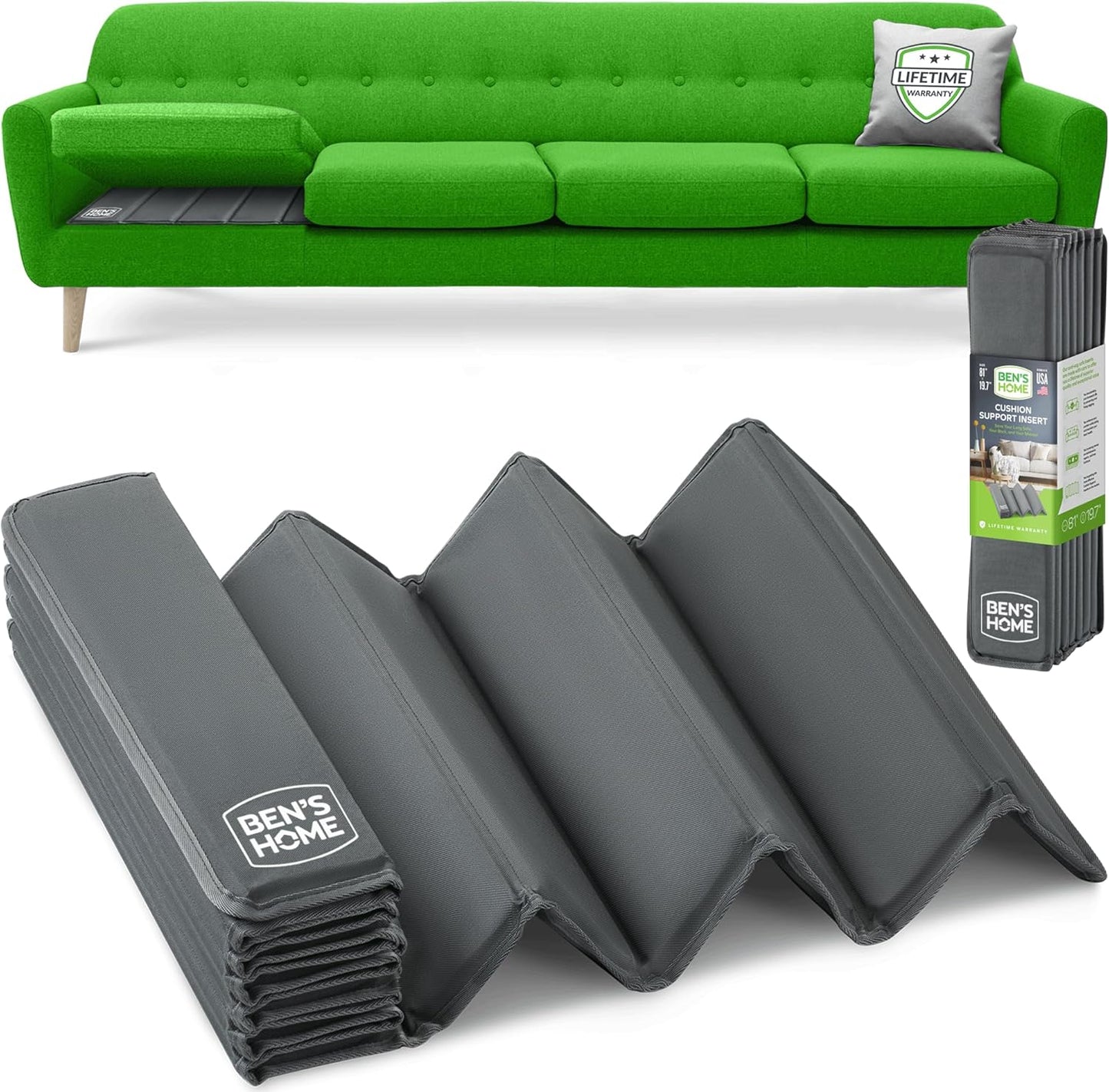 Large Couch Cushion Support for Sagging Seats - Heavy Duty Board