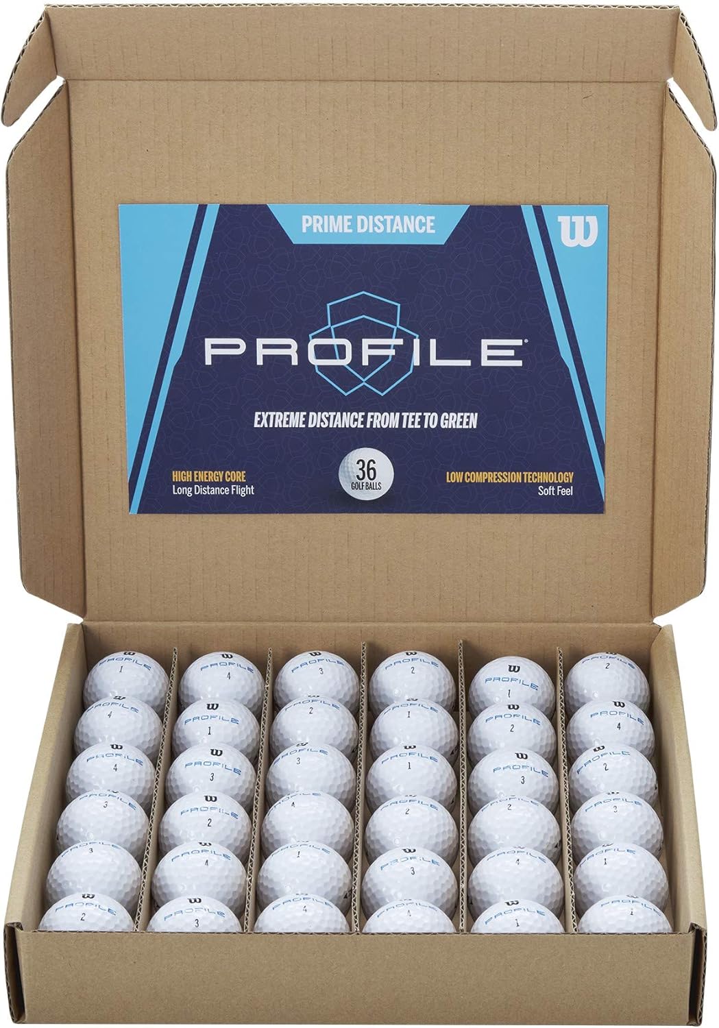 Boost your distance with WILSON Golf Balls