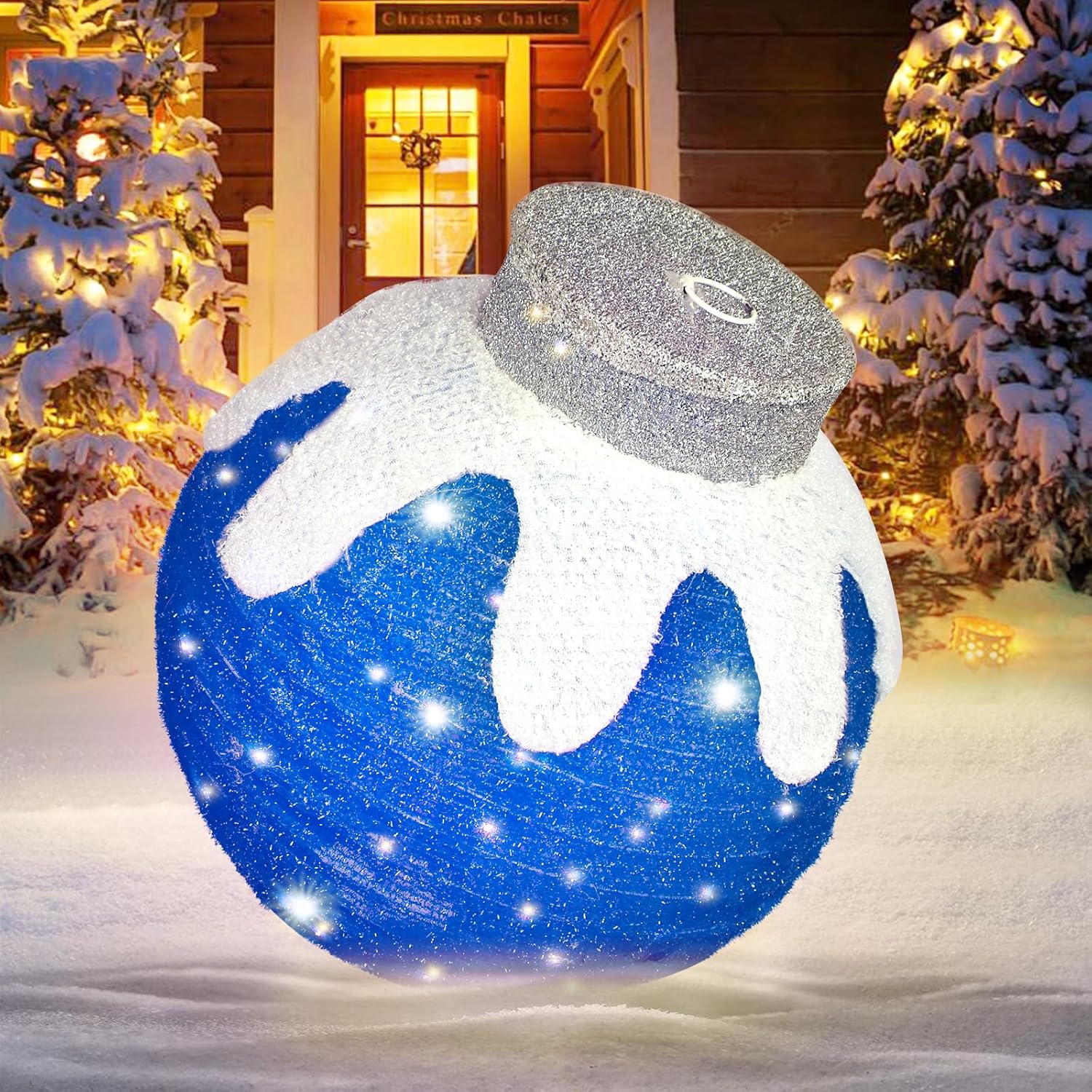 Lighted Outdoor Christmas Ornaments for Festive Holiday Decor