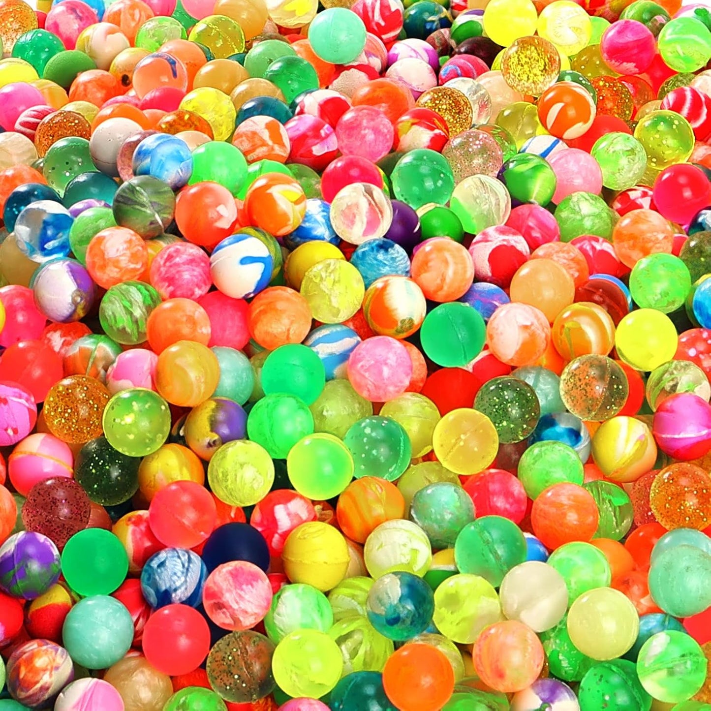 Pllieay Small Rubber Bouncy Balls for Kids Party Favors Fun