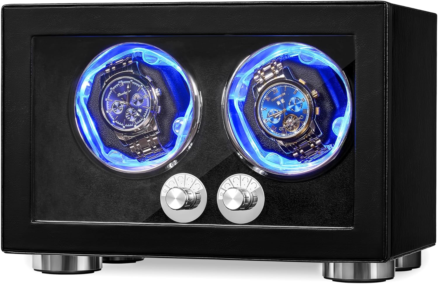 Double Automatic Watch Winder with LED