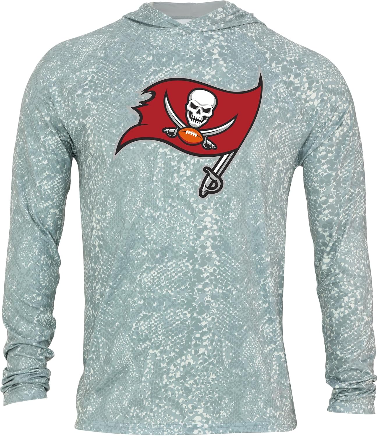 Zubaz NFL Men's All Over Lightweight Hoodie for Game Day Style