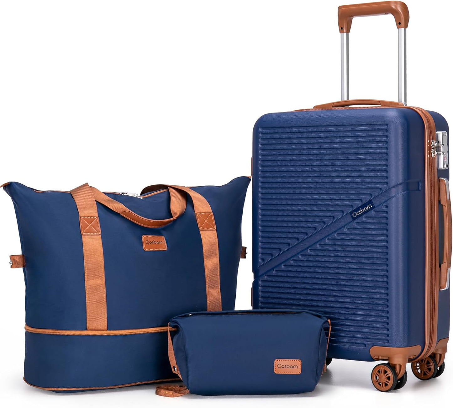 Carry On Luggage 20 Inch with Wheels, Lightweight Travel Set