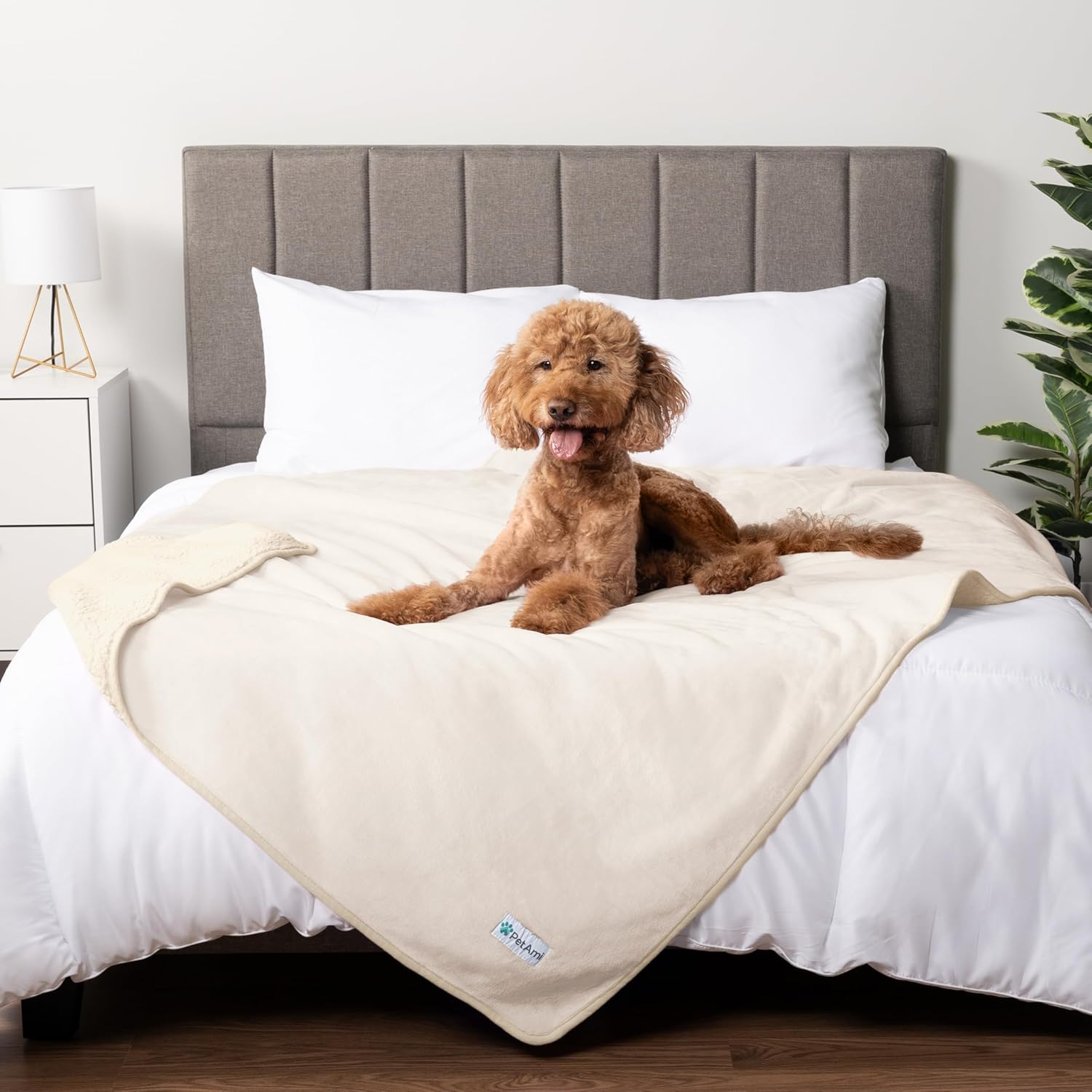 PetAmi Waterproof Dog Blanket for Extra Large Dogs, Soft & Cozy