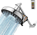 Filtered Shower Head with Extension Arm - High Output 3-Mode