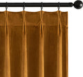 Velvet Pinch Pleated Blackout Curtains 96 in - Thermal Luxury