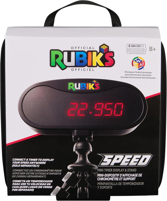 Rubiks Cube Mini Timer Display & Stand for Speedcubing Practice