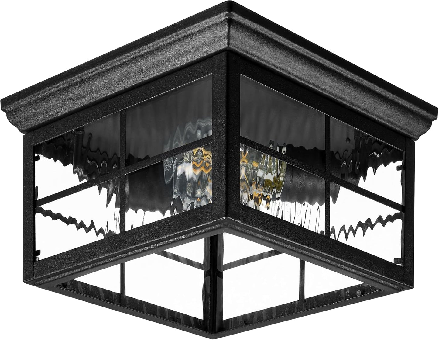 Maxxima Outdoor Flush Mount Ceiling Light Fixture for Patios