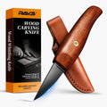 Whittling Knife with Leather Sheath - Precision Wood Carving Tool