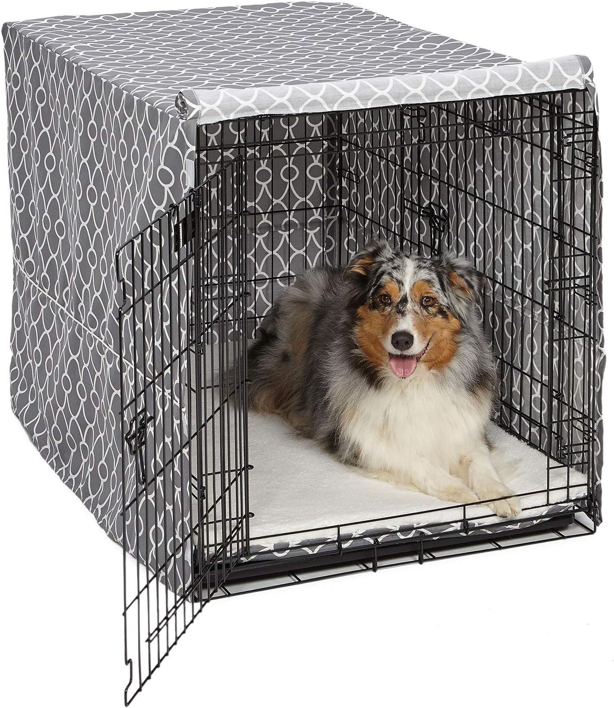 MidWest Large Dog Crate Cover with Teflon Fabric Protector