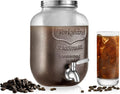 NutriChef Glass Cold Brew Coffee Maker - Leak-proof