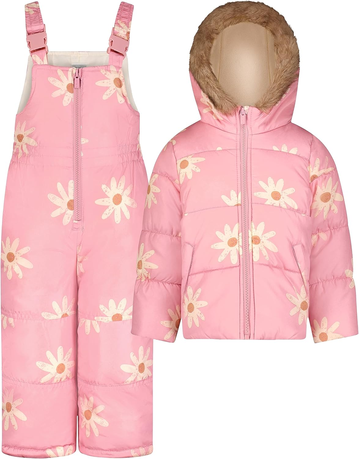 Carter's Girls 2-Piece Snowsuit with Puffer Jacket and Snow Pants