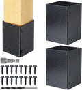 Stainless Steel Adjustable Post Protector 3.3-6in - Durable Mailbox