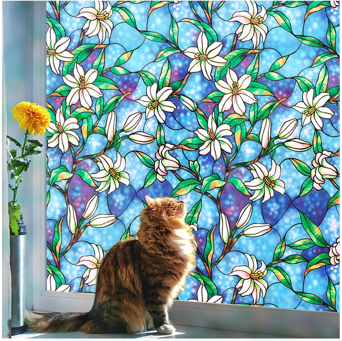 Coavas Decorative Window Privacy Film for Elegant Home Design